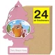Little Trees Hanging Car, Home&Office Air Freshener, Cherry Blossom Honey, 24 Pk