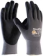 MaxiFlex Pack of 12 Gray Protective Gloves Snug Fit Optimized Grip Durability