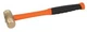 Performance Tool Hammer W1137; Brass Hammer, 1lb, Fiberglass Handle