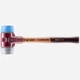 Halder Simplex Mallet with Soft Blue Rubber/Grey Rubber Inserts and Cast Iron Ho