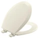 BEMIS 7B500EC346 Wood Toilet Seat 14.75"x18.625" Eco-Friendly Biscuit