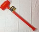 ABC Hammers Polyurethane Dead Blow Hammer 10.5Lb Steel Reinforced ABC12DB