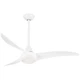 Ceiling Fan 52 Light Wave White Minka Aire F844-WH