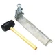 Westward Cornerbead Clincher w/Mallet,13-1/2 x 3 13A765 Westward 13A765 1 1/4 in