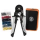 Ferrule Crimping Tool Set Ratcheting Hex Crimper 1200 Terminals Klein 34061