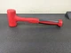 #bn294 Snap On Tools NEW 32oz Soft Grip Dead Blow Hammer Red HBFE32