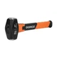 Groz 36560 2lbs Drilling Hammer with Fiberglass Handle, 11" Silver, Orange 