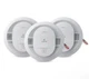 Kidde Hardwired Smoke Detector for Home, 10-Year Battery 3 Pack, White 20SA10