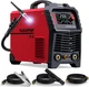 ARCCAPTAIN TIG Welder AC/DC 200Amp with Pulse, Aluminum TIG200P ACDC, Red 