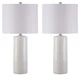 Signature Design by Ashley Steuben Textured Ceramic Table Lamp, 2 Count Lamps...