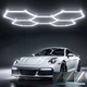 HYPERLITE Gen 2 Hexagon Garage LED Light, Upgraded 3 Level 5 Hex, White 