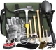 INCLY 15 PCS Geology Rock Pick Hammer Kit, 32oz & 3 Digging... 