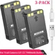 3-Pack LIT-22 7000mAh Battery for SPYPOINT Flex-M Flex-Plus Flex-S Trail Camera