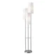 Adesso Trio Satin Steel Floor Lamp