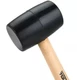 Rubber Mallet With Wood Handle 16 Ounce plastic Hammer *HYPER Tough  + NEW MODEL