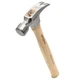 Big Horn 15126 10 Oz Claw Hammer with Hickory Straight Handle Silver 