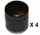 Pack of 4 Oil Filter for Briggs & Stratton 499532,692513,820314,Generac 70185