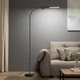 Honeywell LED Floor Lamp, F4 Sunturalux&trade; Gooseneck 77.56 inches, Black 