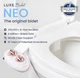 LUXE Bidet NEO 120 - Single Nozzle, Self-Cleaning, Non-Electric (Rose Gold)