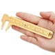 Brass Vernier Caliper Pocket Handy Caliper Measuring Mini Tool Double Scale