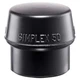 HALDER SIMPLEX 3202050 Hammer Tip,2 In,Medium,Black 3ZLL8