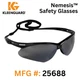 KleenGuard Nemesis Safety Glasses - #25688 - Smoke / Mirror Lenses