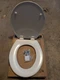 Bemis 500EC 390 Round Enameled Wood Toilet Seat in Cotton White 