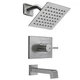 Bathtub Shower Faucet Set 6 Inch Brushed Nickel Combo Valve SOOOHOT Systems Sets