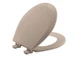 Bemis 500EC 068 Molded Wood Round Toilet Seat, Fawn Beige