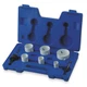 WESTWARD 1VXK2 Hole Saw Kit,Bimetal,7/8 To 2.5 In,8 Pc 1VXK2