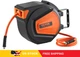 VEVOR Retractable Air Hose Reel, 3/8INx50FT Hybrid Air Hose Max 300PSI,Compress