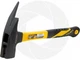 21oz Milled Face Roofing Magnetic Hammer Shock-Reducing Fiberglass Rubber Grip