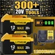 1/4Pack For DeWalt 20V Lithium Ion Battery or Charger 12AH DCB205 DCB206 DCB200