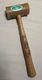 NOS No 2 Garland Saco Maine 11002 Buffalo Rawhide Mallet Hammer 1.5" Diameter