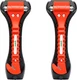 IPOW 2 Pack Car Window Breaker Seatbelt Cutter, Heavy Carbon Steel Glass Breaker