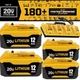 For DeWALT DCB210-2 20V MAX XR 12.0AH Lithium-Ion Battery /Charger DCB206 DCB200