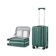 Hanke 20 Inch Carry On Luggage Aluminum Frame Front Opening Rolling Suitcase ...