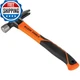 Klein Tools H80820 Straight-Claw Hammer 20-Ounce Fiberglass Non-Slip Shock