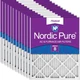 Filters 20x25x1 MERV 8 Pleated 12 Pack Nordic Pure Air