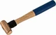 American Hammer 1 Lb Head 1-1/8" Face Bronze Nonmarring Hammer 12" OAL, Wood ...