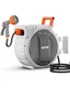 VEVOR - Retractable Garden Hose Reel, 1/2 Inch x 65 ft Wall Mounted Hose Reel