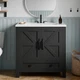 YITAHOME 30 Inch Farmhouse Bathroom Vanity with Sink, Small Space Bathroom Stora