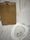 Bemis 500EC 390 Round Cotton White Wood Toilet Seat