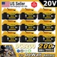 1-4PCS 20V For DeWalt 20V Max XR 8.0AH Lithium-Ion Battery DCB204 DCB201 DCB200