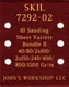 SKIL 7292-02 - 40/80/100/150/240/400/800/1500 - 10pc Variety Bundle II