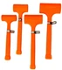 Dead Blow Hammer, Orange/ Spark and Rebound Resistant 4pc Set