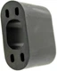 Durable Black Rubber Handle Saver HS2: Prevents Overstrike Damage Effortlessly