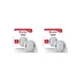 Kidde 20SDR Smoke Detector 2-Pack, Battery Powered Fire Alarm with LED Light