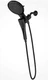 MOEN Verso 220C3BL Matte Black 8 Function Rain Shower w/ Hand Shower &ndash; Modern