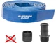 Superior Pump 99621 Lay-Flat Discharge Hose Kit, 1-1/2-Inch by 25-foot